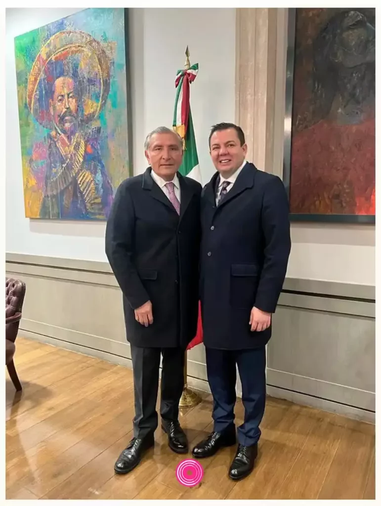 Se reúnen Fernando Padilla y Adán Augusto López con el gobernador de Puebla