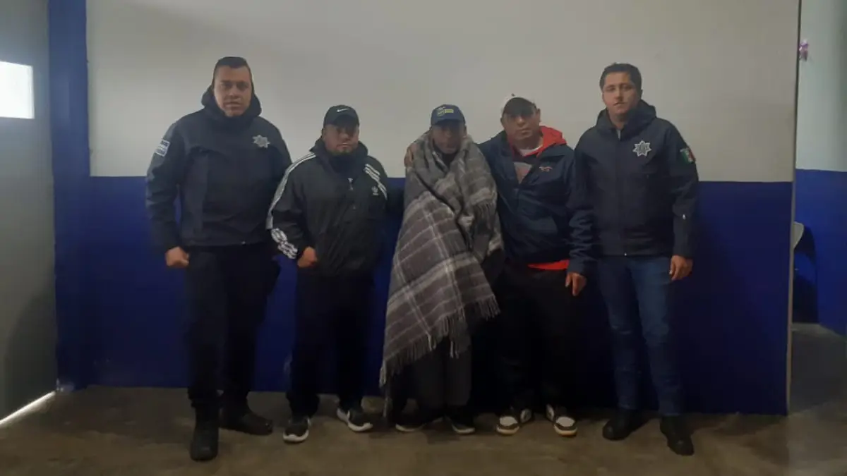 Gracias al sistema de búsqueda de Xicotepec, adulto regresa con su familia