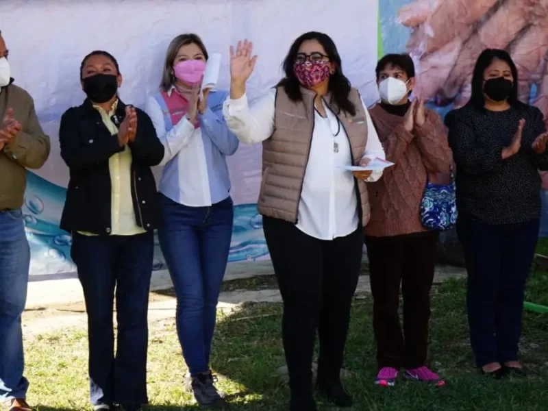 Inversión honesta de recursos, traerá agua transparente a Xicotepec: Lupita Vargas