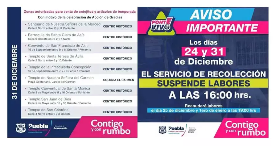 Habrá venta de antojitos el 31 de diciembre en estos lugares de Puebla