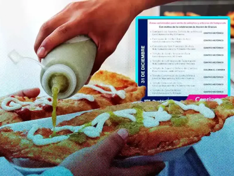 Habrá venta de antojitos el 31 de diciembre en estos lugares de Puebla