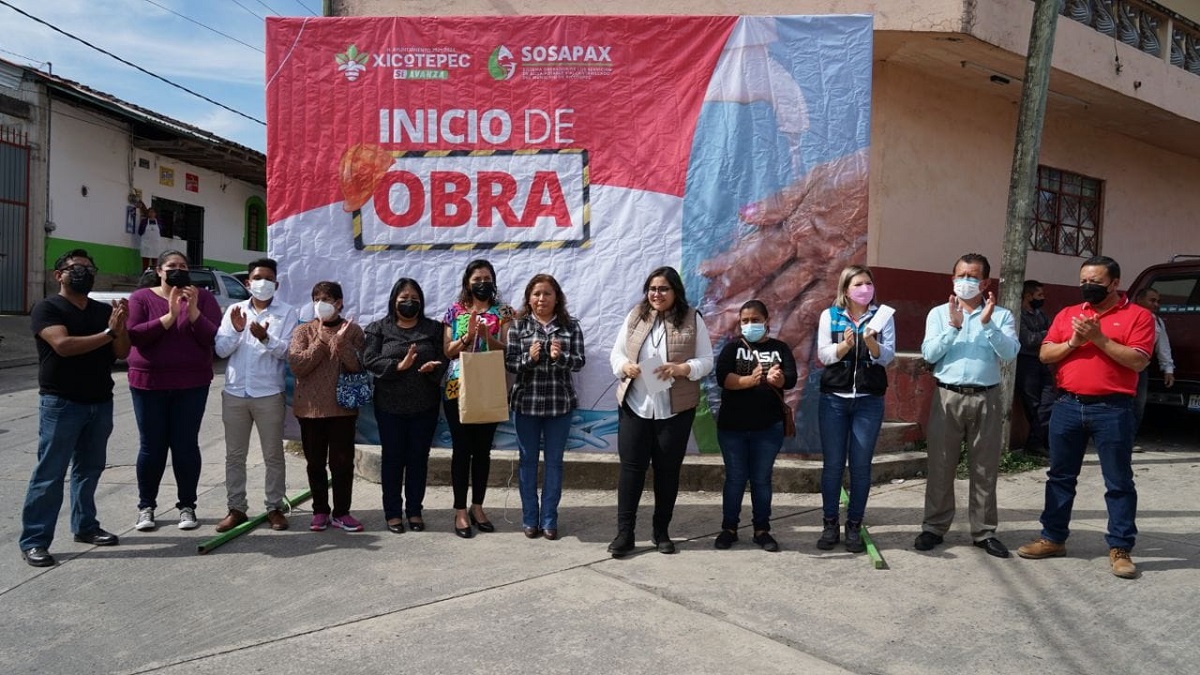 Casi 11 mdp en obras de agua y alcantarillado sanitario para Xicotepec