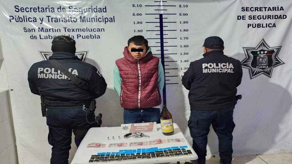 Seguridad pública de San Martín Texmelucan captura hombre señalado como actor material del homicidio cometido en Ojo de Agua