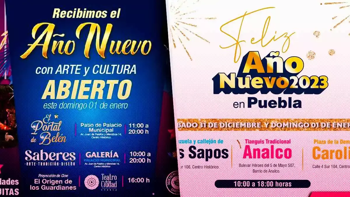 Estas actividades podrás disfrutar en Puebla para recibir el 2023