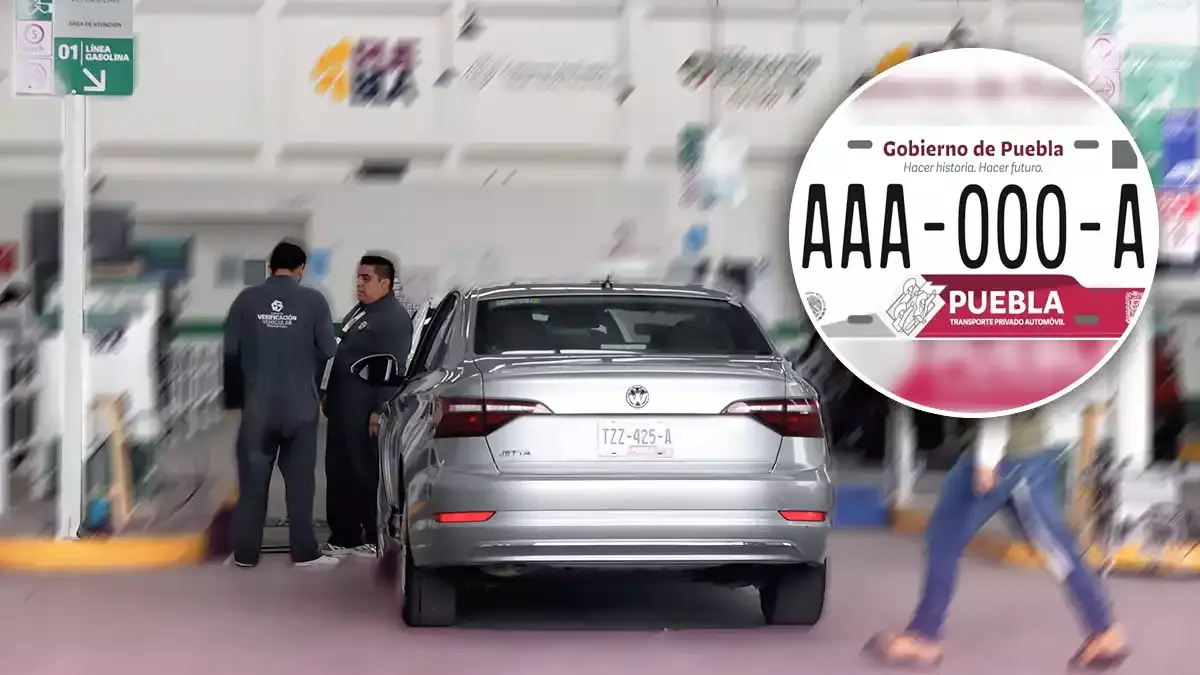 Analizan que solo autos con placas nuevas puedan verificar en Puebla