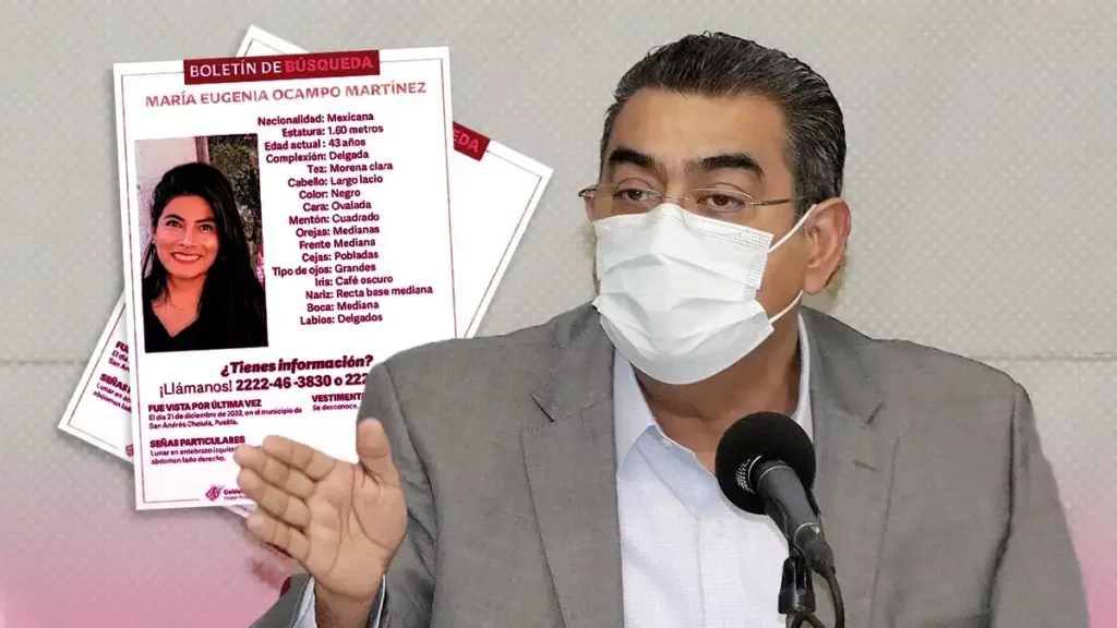 Sergio Salomón Céspedes se compromete a combatir la desaparición de mujeres en Puebla