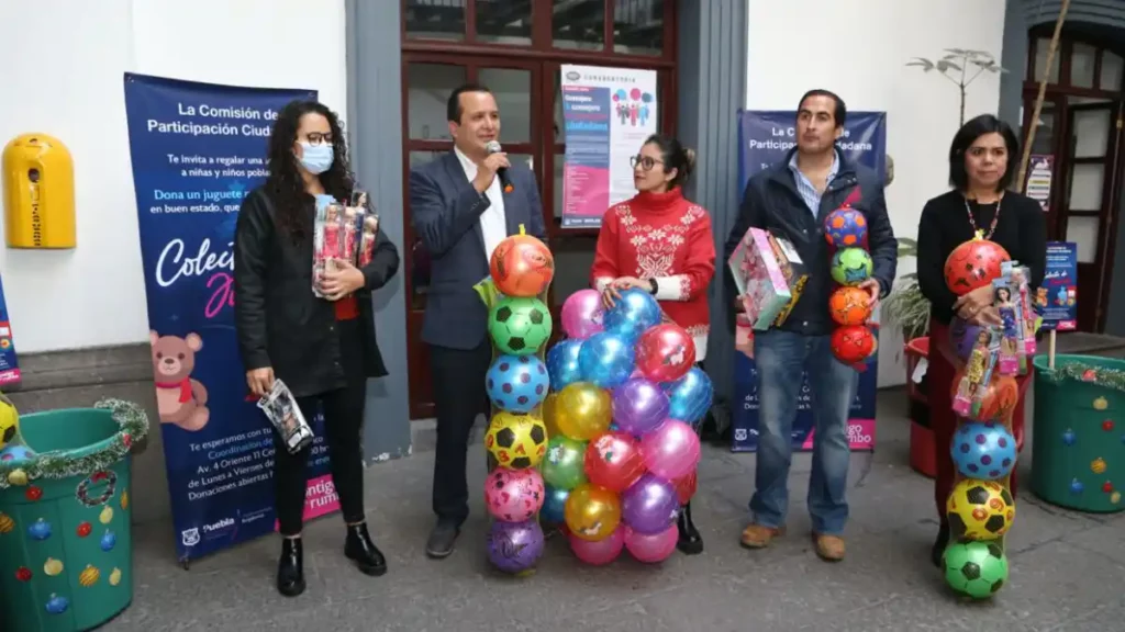 Regidores de Puebla invitan a donar juguetes para niñas y niños del municipio