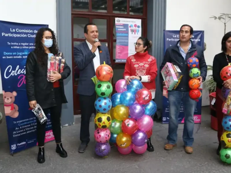 Regidores de Puebla invitan a donar juguetes para niñas y niños del municipio