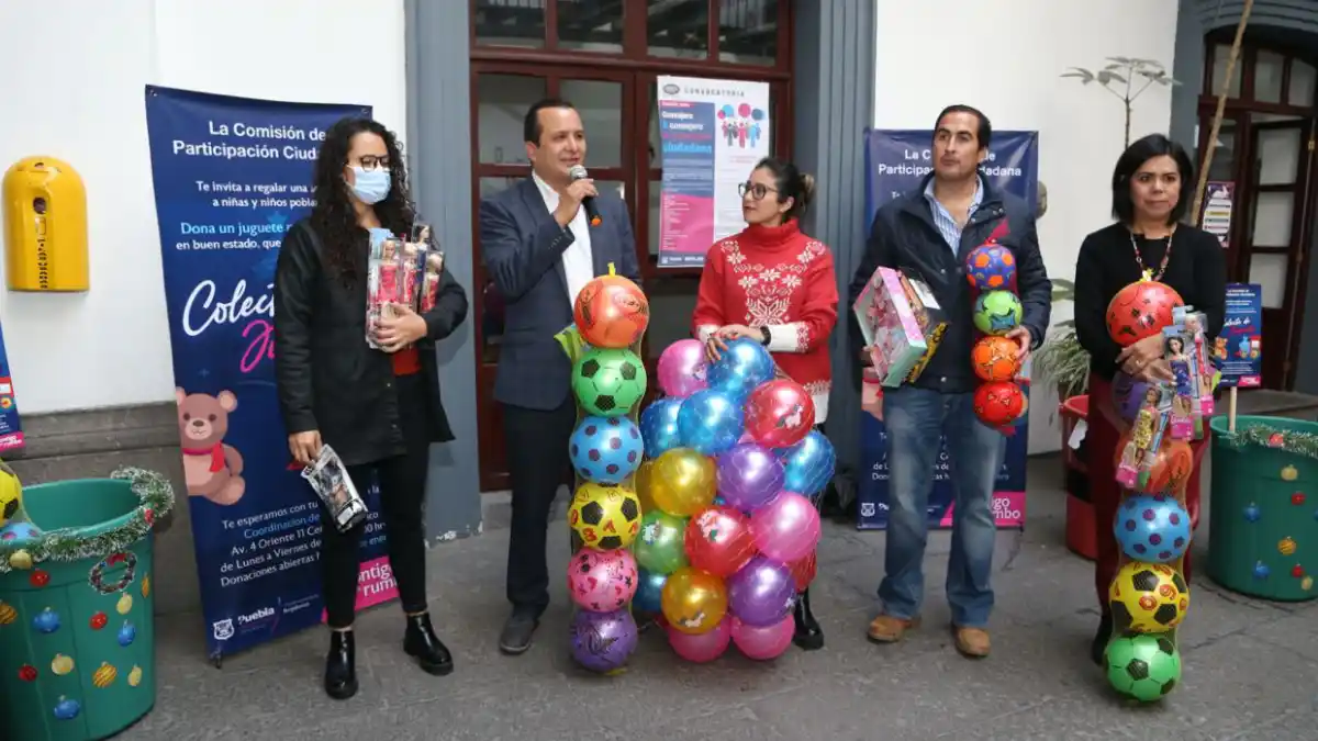 Regidores de Puebla invitan a donar juguetes para niñas y niños del municipio