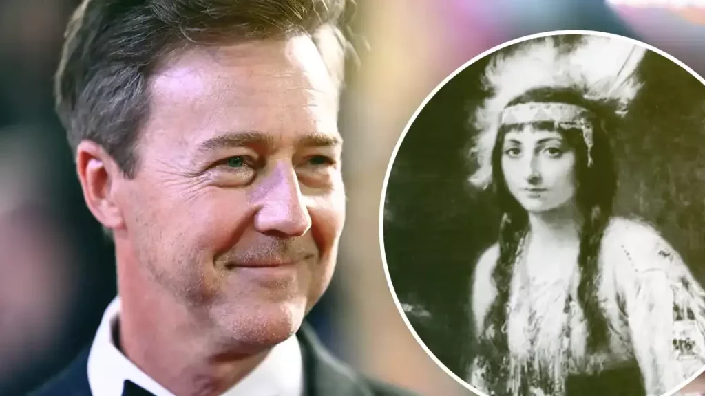 Edward Norton descubre que es familiar de la verdadera Pocahontas.