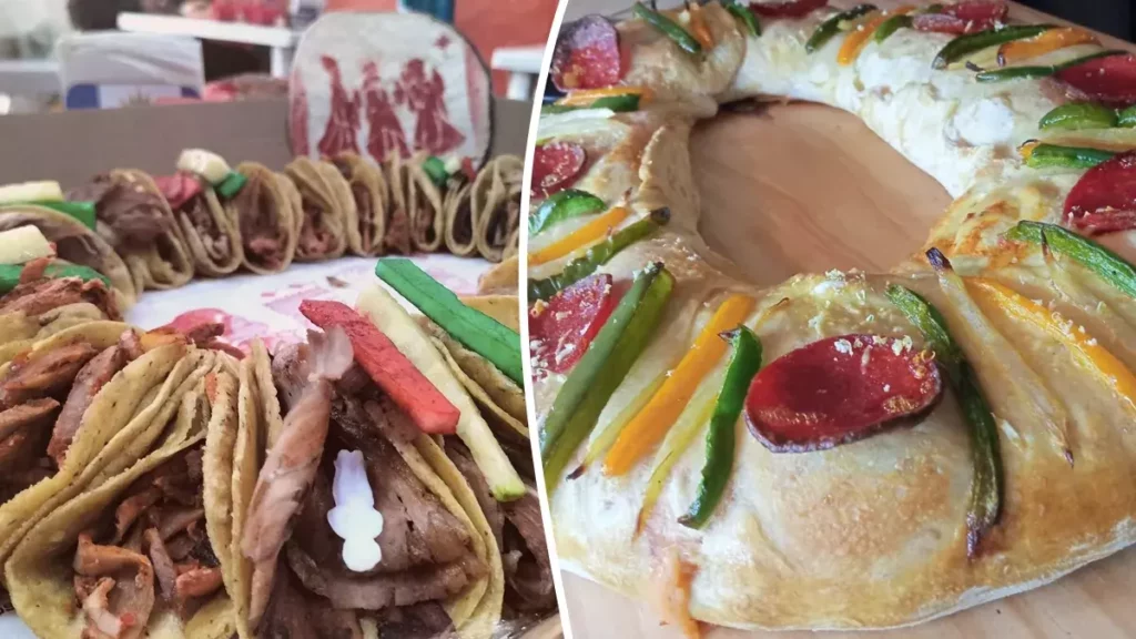 ¡Traen muñequito! Negocios de Puebla lanzan la Rosca Pizza y el Taco Rosca