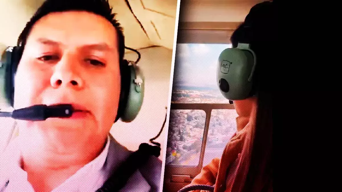 Funcionario de Huauchinango pide matrimonio en helicóptero y llama conformistas a críticos