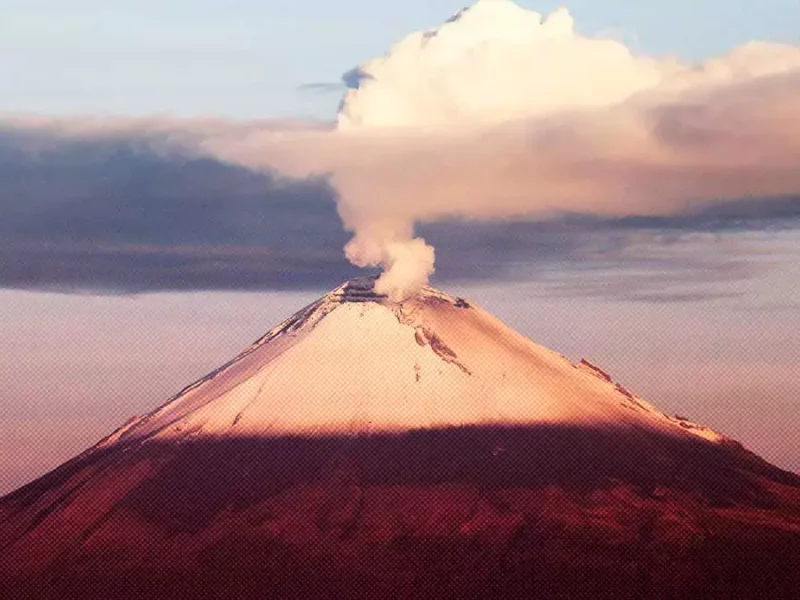La ceniza del Popocatépetl llegó hasta Chiautla e Izúcar