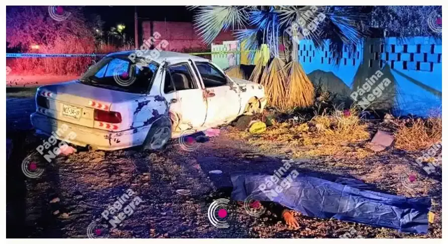 Por un percance vehicular, una mujer falleció en Tepanco de López.