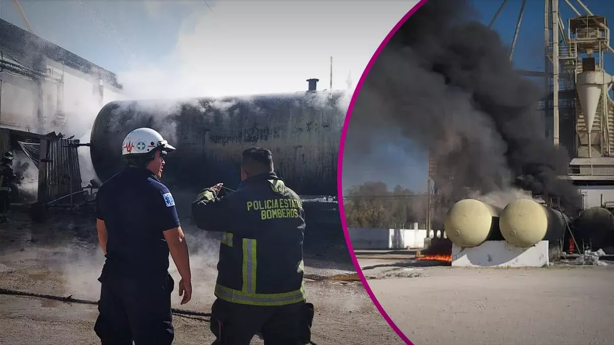 Reportan incendio en procesadora de alimentos en Cuapiaxtla de Madero