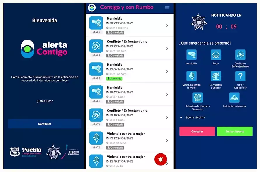 Lanzan en Puebla aplicación Alerta Contigo para reducir tiempos ante emergencias.