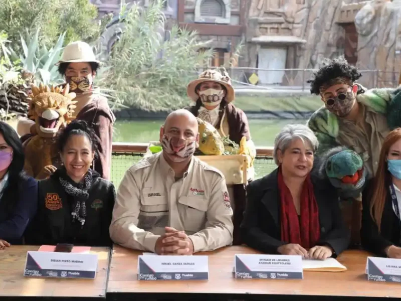 Ayuntamiento de Puebla y Africam reciclarán hasta 5 mil árboles navideños