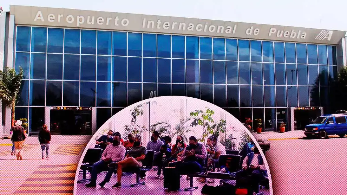 En 2022, el Aeropuerto de Puebla aumentó la afluencia de pasajeros un 40%