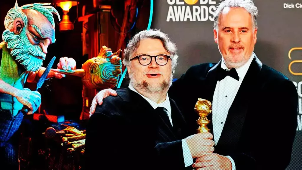 "Pinocho", de Guillermo del Toro, triunfa en los Globos de Oro 2023.