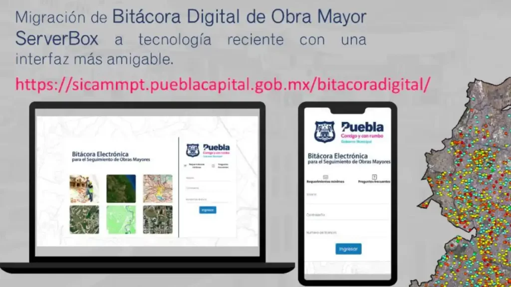Ayuntamiento de Puebla retoma bitácora electrónica para obras particulares
