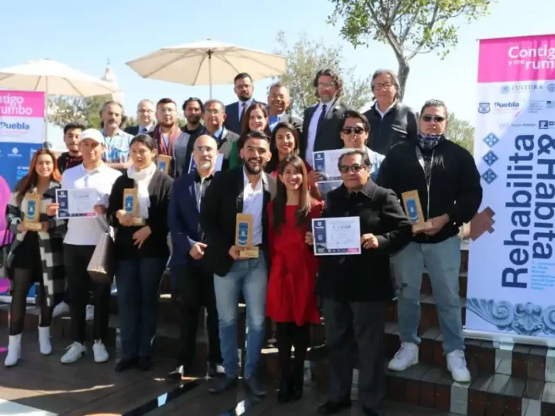 Ayuntamiento de Puebla premia nuevas formas de rehabilitar y habitar el Centro Histórico de Puebla