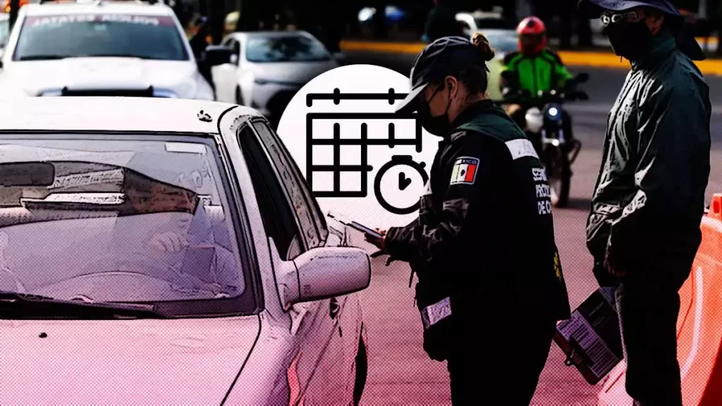 Estos son los horarios de los operativos para concientizar sobre la verificación vehicular