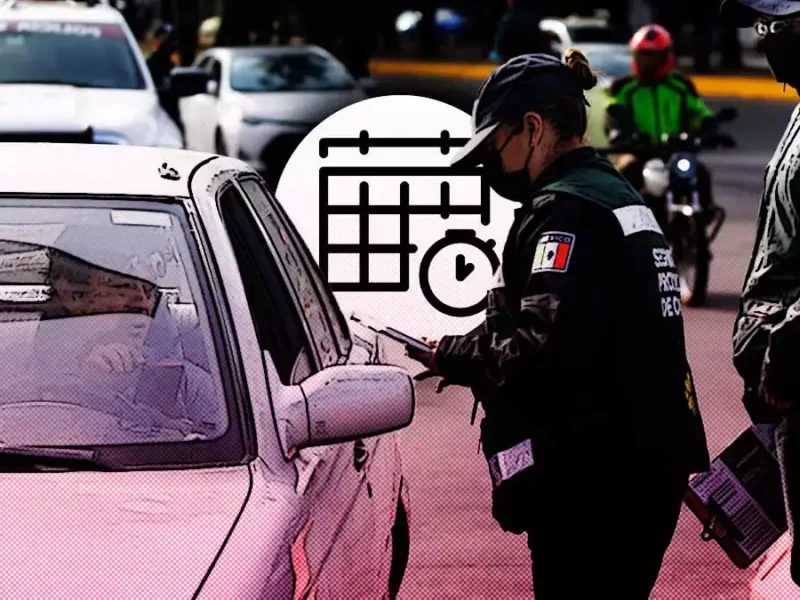 Estos son los horarios de los operativos para concientizar sobre la verificación vehicular