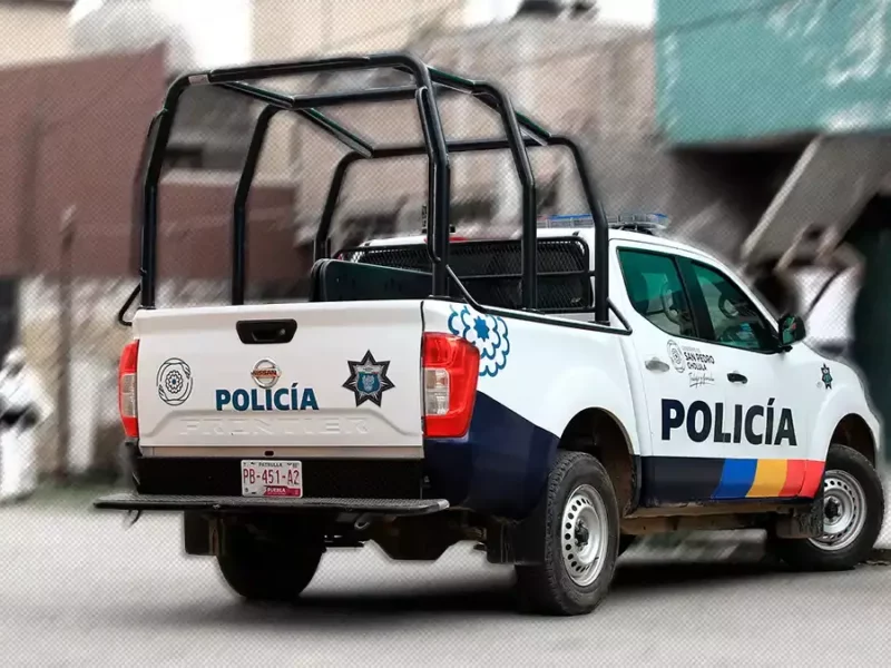 Intento de asalto deja dos heridos y dos detenidos en San Pedro Cholula.