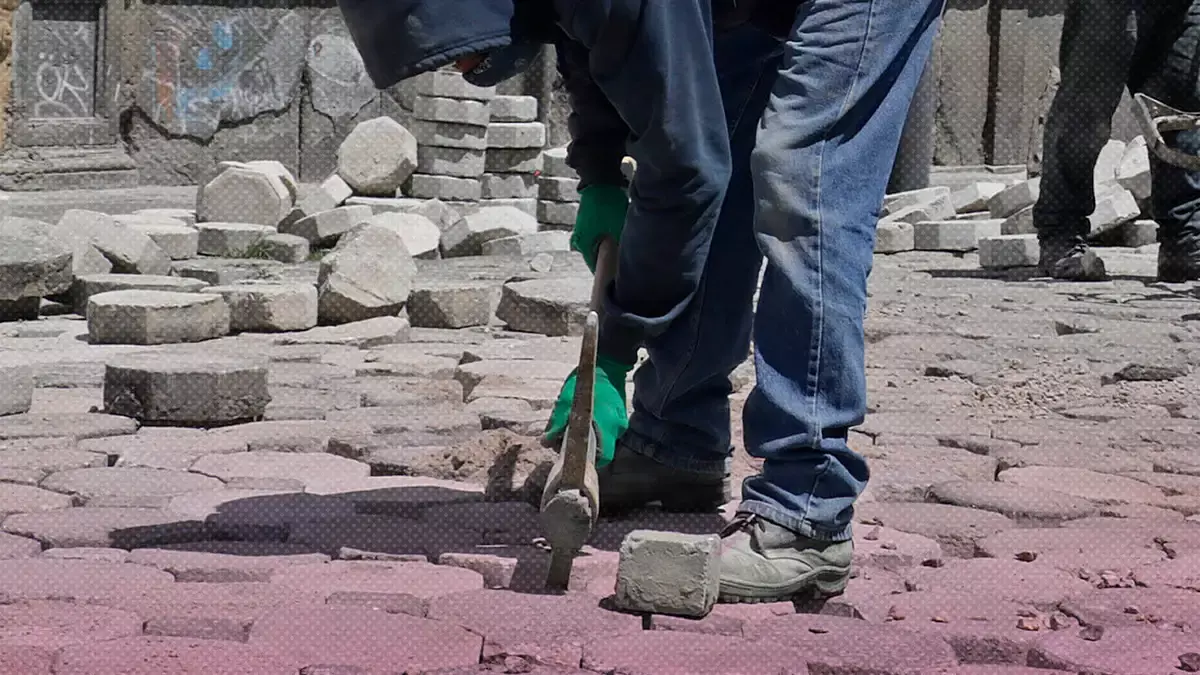 Próxima semana arrancará el adoquinamiento de estas calles del Centro de Puebla.
