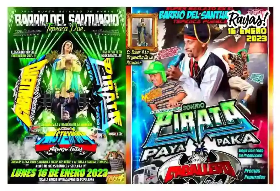 Sonido Pirata y Medio Metro llegan a Puebla, sacarán los pasos prohibidos