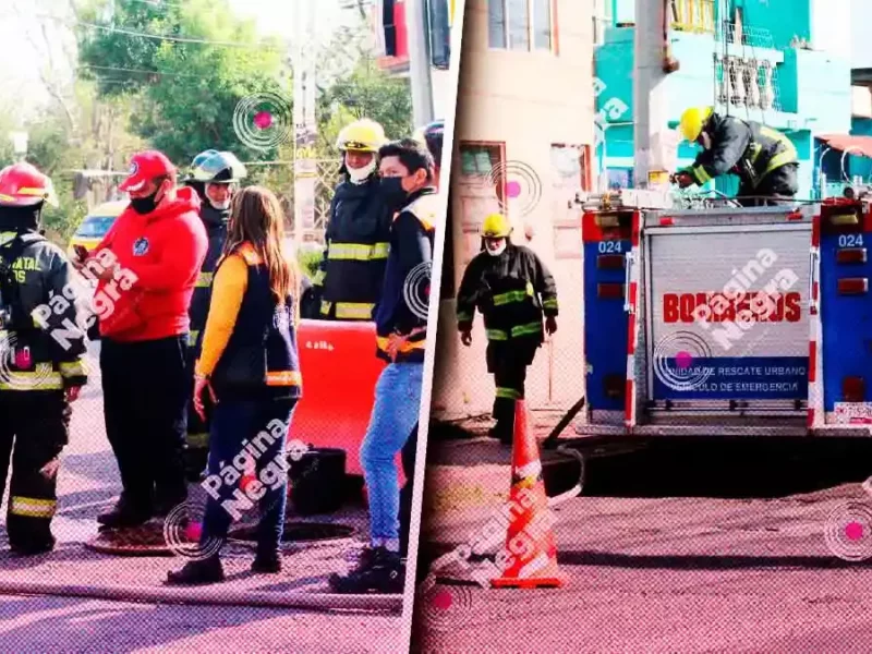 Fuga de gas en Cuautlancingo causó movilización de elementos de emergencia