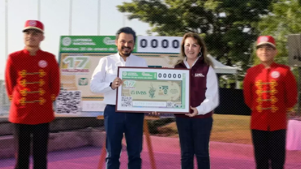 Lotería Nacional celebra el 80 aniversario del IMSS con billete conmemorativo