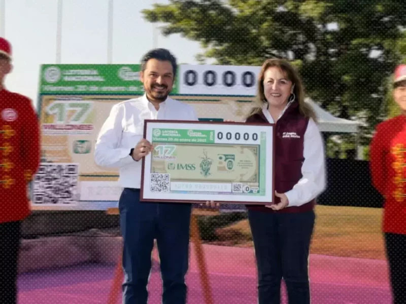 Lotería Nacional celebra el 80 aniversario del IMSS con billete conmemorativo