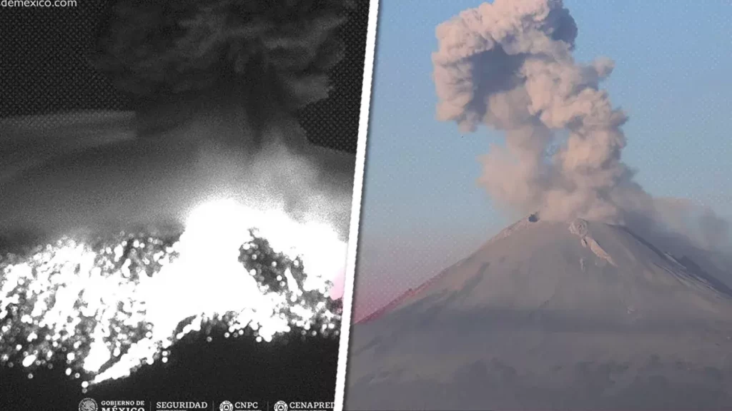 Popocatépetl registró 16 explosiones en esta semana: Cenapred