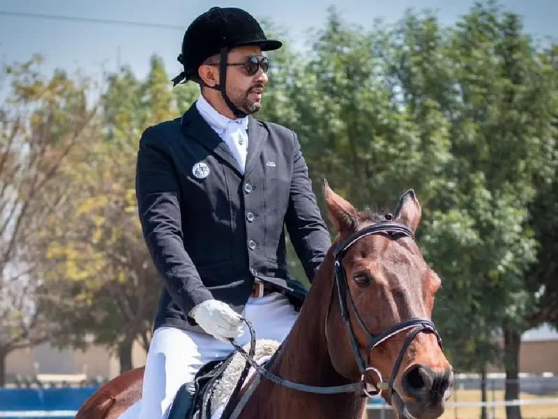 Edgar Salomón vende Timoteo, su caballo pura sangre
