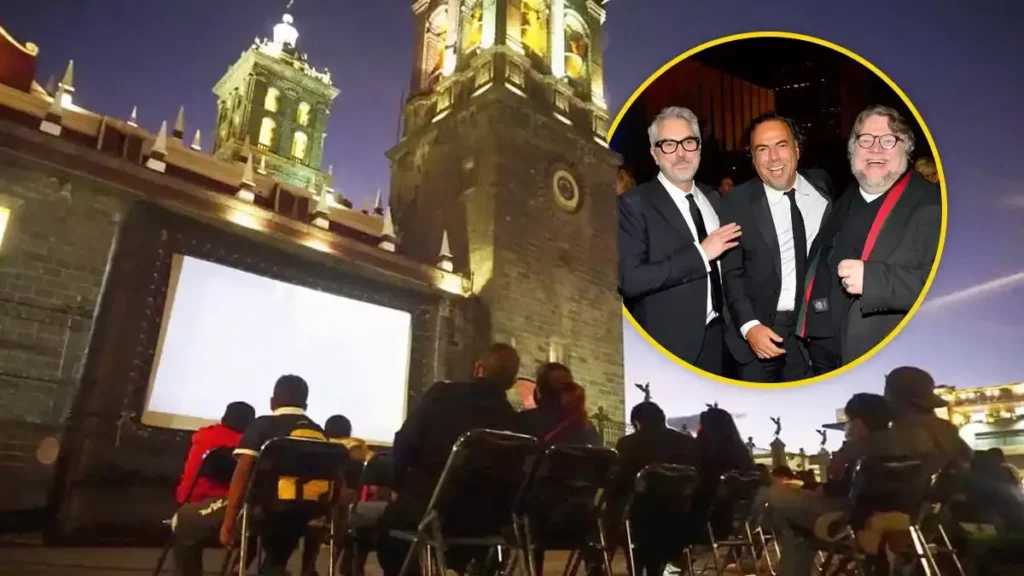 Ayuntamiento de Puebla seguirá proyectando películas gratis en el zócalo; aquí los detalles