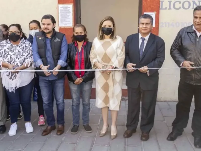 Inauguran nueva tienda de leche Liconsa en la cabecera de San Pedro Cholula.