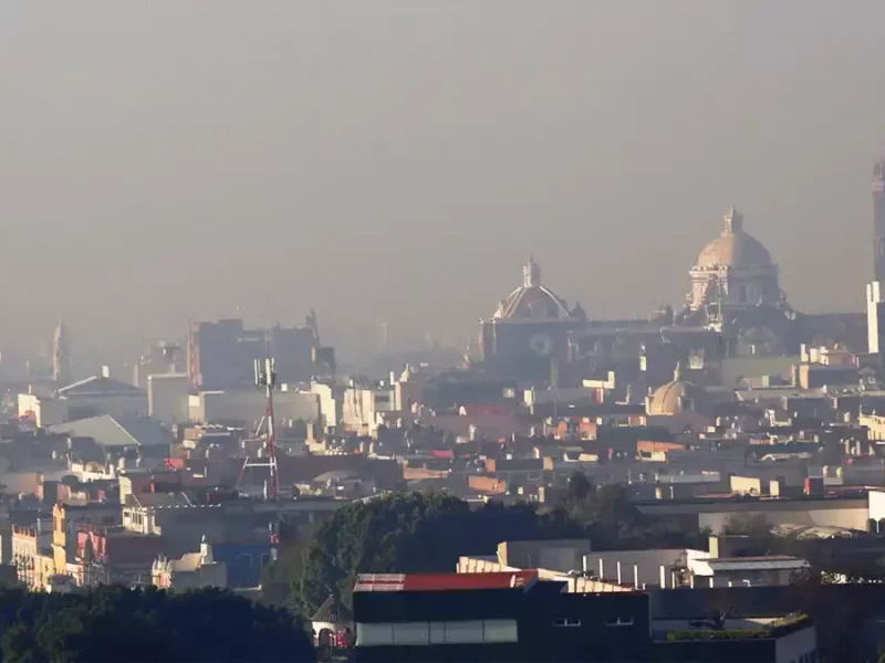 Zona metropolitana de Puebla amanece con alerta de mala calidad del aire.