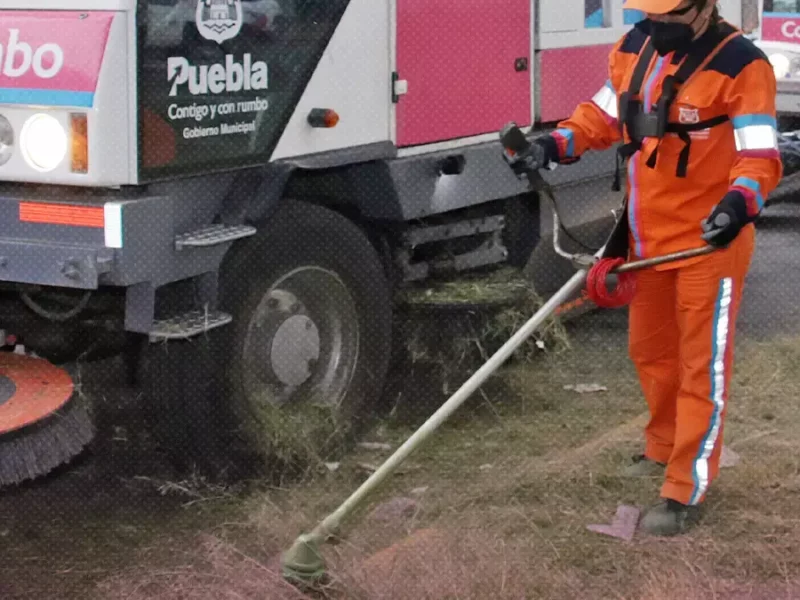 En 2022, Medio Ambiente de Puebla limpió 12 lotes baldíos