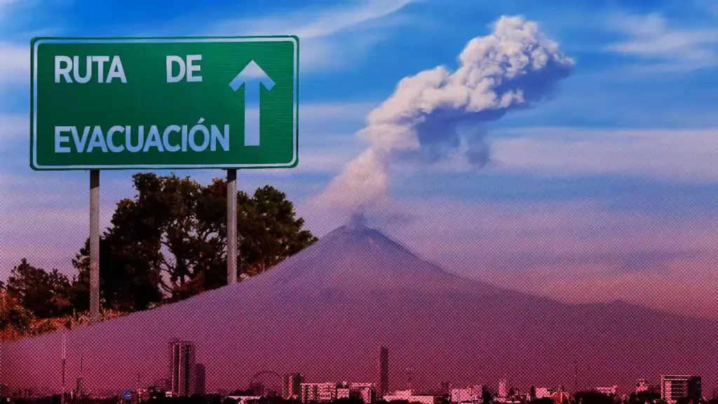 Estas son las 53 rutas de evacuación del volcán Popocatépetl en Puebla