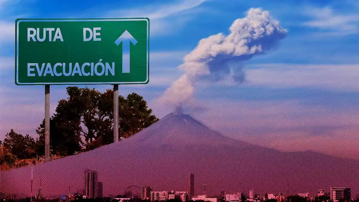Estas son las 53 rutas de evacuación del volcán Popocatépetl en Puebla