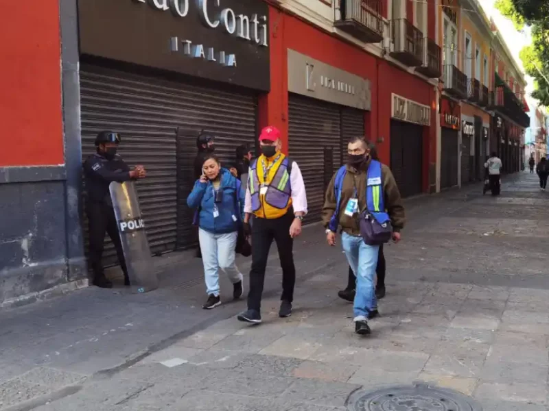 Ayuntamiento de Puebla refuerza operativos de inhibición y regularización del comercio informal