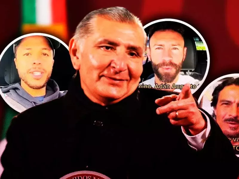 “Estamos Augusto”, la campaña de futbolistas a favor de Adán Augusto López