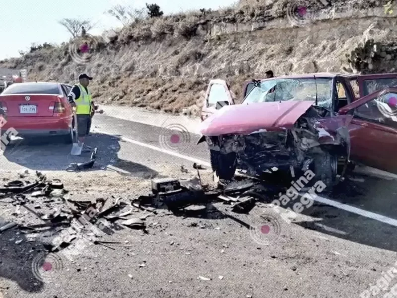 Choque en la autopista Cuacnopalan-Oaxaca deja tres muertos y cinco heridos: Tehuacán