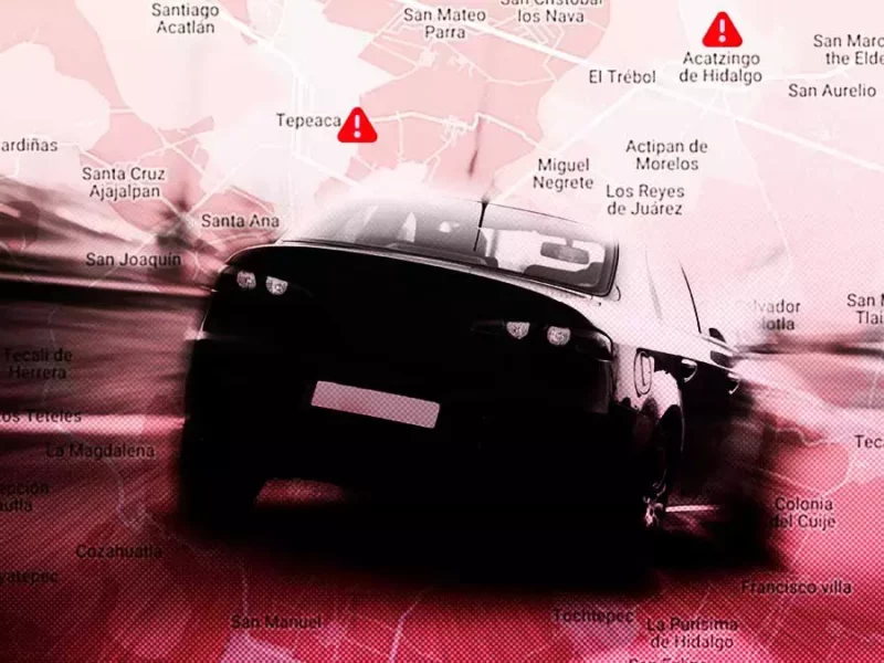 Hasta 3 vehículos roban al día en municipios del Triángulo Rojo de Puebla