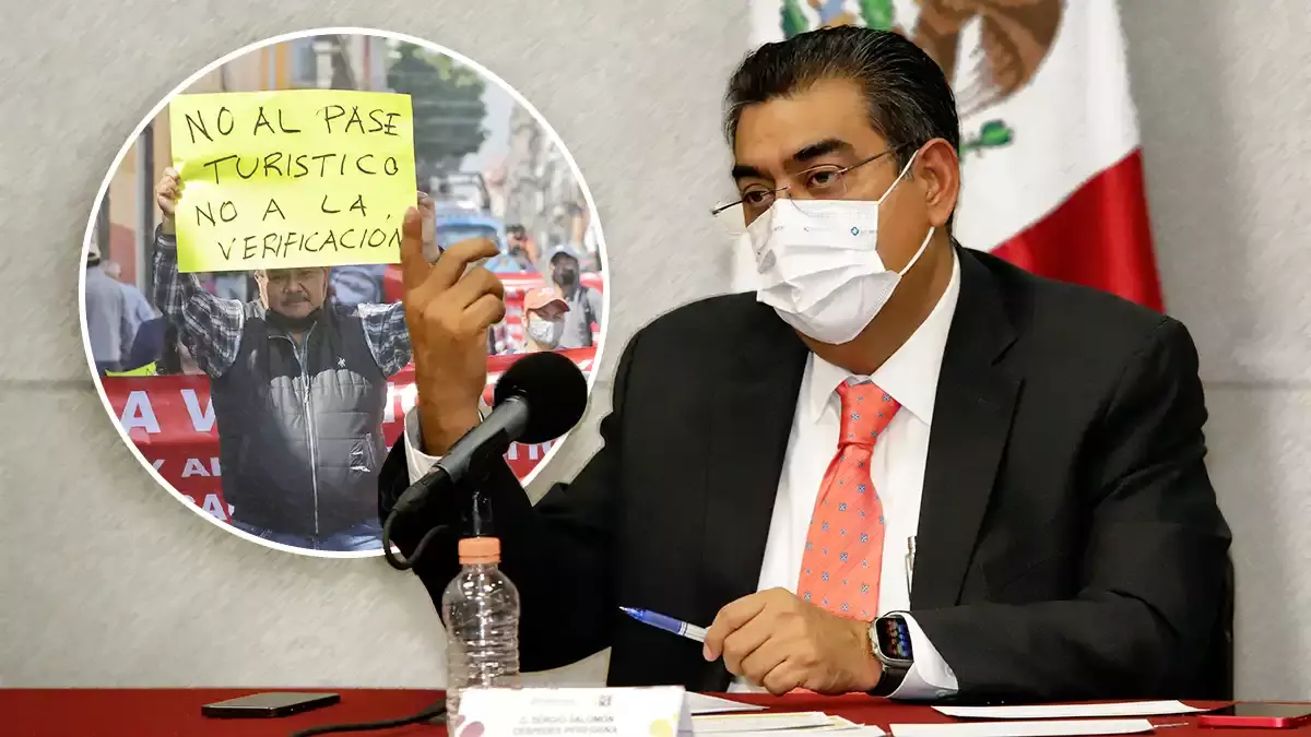 No doblaremos la mano ante manifestaciones contra la verificación: Sergio Salomón Céspedes.