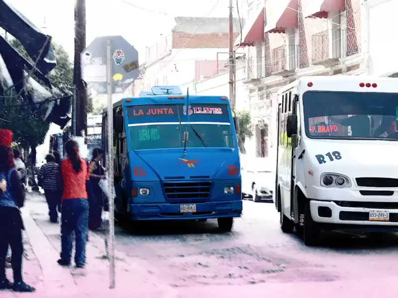 Colocarán bahías y árboles para reducir velocidad de transporte público en el Centro de Puebla