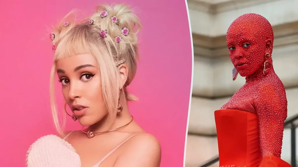 Doja Cat aparece cubierta con 30,000 cristales en el Paris Fashion Week