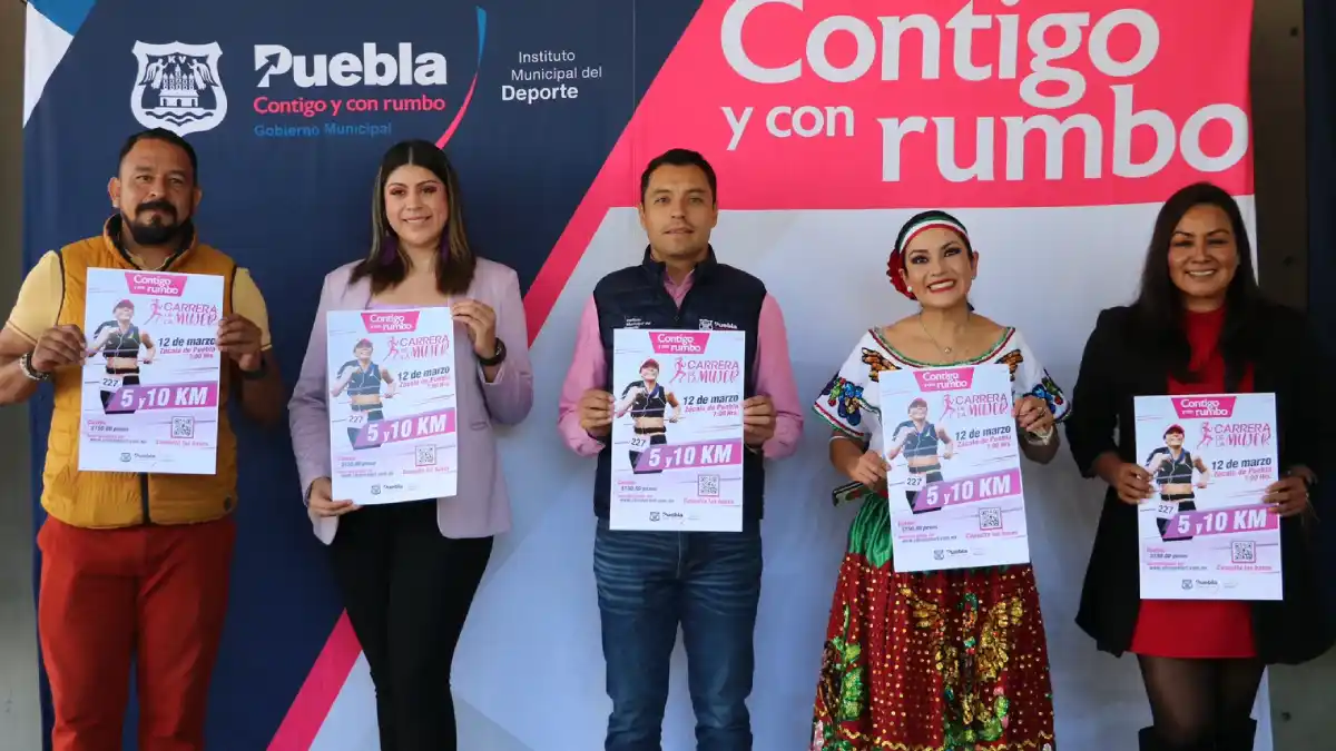 Ayuntamiento de Puebla convoca a la 2da Carrera de la Mujer