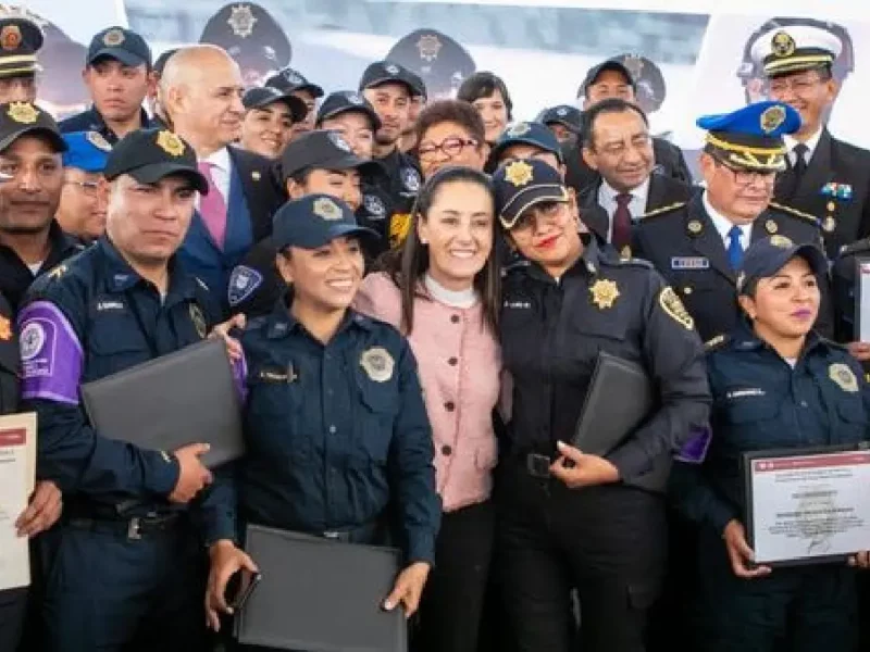 Sheinbaum: “Hemos hecho historia, la Policía y la Fiscalía de la Ciudad de México son otras, se puede hablar de un antes y un después”